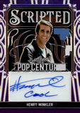 2024 Henry Winkler Leaf Pop Century AUTO AUTOGRAPH SCRIPTED "COOL" 3/4 #SC-HW1 HAPPY DAYS FONZI