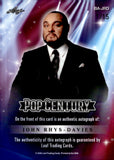 2026 John Rhys-Davies Leaf Pop Century AUTO AUTOGRAPH #BA-JRD # 1/15 INDIANA JONES
