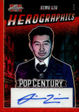 2024 Simu Liu Leaf Pop Century AUTO AUTOGRAPH HEROGRAPHICS 3/3 #H-SL1 SHANG-CHI