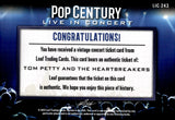 2022 Tom Petty and The Heartbreakers Leaf Pop Century Live in Concert Ticket Stub Relic #LIC-243