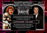 2024 Aileen Quinn Tim Curry Leaf Pop Century AUTO AUTOGRAPH DUAL AUTO CO-STARS 2/6 #CS2-1 ANNIE
