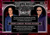 2024 Jeremy London Michael Rooker Leaf Pop Century AUTO AUTOGRAPH DUAL AUTO CO-STARS BLUE SCOPES 1/1 #CS2-19 MALLRATS