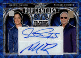 2024 Jeremy London Michael Rooker Leaf Pop Century AUTO AUTOGRAPH DUAL AUTO CO-STARS BLUE SCOPES 1/1 #CS2-19 MALLRATS