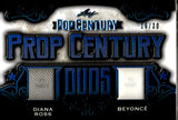 2021 Diana Ross Beyonce' Leaf Pop Century RELIC PROP CENTURY DUOS 16/30 #PCD-18