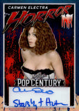 2024 Carmen Electra Leaf Pop Century AUTO AUTOGRAPH HORROR INK 3/6 #HI-GE1 SCARY MOVIE