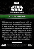 2025 Alderann Topps Star Wars Hyperspace #PV-6 49/50 GOLD GALACTIC DUST