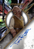 2022 Tim Rose as Admiral Ackbar Topps Star Wars Masterwork Auto Autograph 18/25 #MWA-TR LEATHER