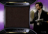 2021 Poe Dameron Topps Star Wars Masterwork Jumbo Jacket Relic 16/25 #JCR-PD JUMBO SOURCED FABRIC RELIC CARD