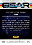 2024 Finn Topps Star Wars Chrome 08/10 #GG-23 GALACTIC GEAR MUSTAFAR LAVA REFRACTOR