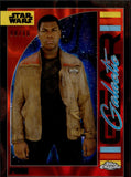 2024 Finn Topps Star Wars Chrome 08/10 #GG-23 GALACTIC GEAR MUSTAFAR LAVA REFRACTOR