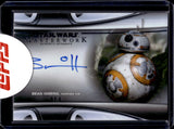 2021 Brian Herring as BB-8 Topps Star Wars Masterwork Auto Autograph #MWA-BH 2