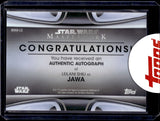 2021 Leilani Shiu as Jawa Topps Star Wars Masterwork Auto Autograph #MWA-LS 2