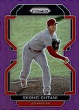 2022 Shohei Ohtani Panini Prizm Baseball #41 PURPLE PRIZM LOS ANGELES ANGELS