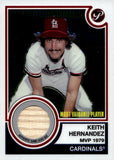 2005 Keith Hernandez Bat Relic Topps Pristine Baseball #VP-KH VALUABLE PERFORMANCE ST. LOUIS CARDINALS