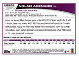 2013 Nolan Arenado Rookie Topps Update Baseball #US259 EMERALD GREEN COLORADO ROCKIES