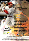 1998 Mark McGwire Topps Baseball #PB1 POWER BROKERS REFRACTOR ST. LOUIS CARDINALS