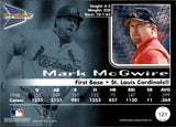 1999 Mark McGwire Pacific Baseball #121 387/480 PRIZM ST. LOUIS CARDINALS