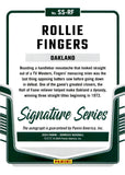 2024 Rollie Fingers Auto Autograph Panini Donruss Baseball #SS-RF 03/10 GOLD SIGNATURE SERIES OAKLAND A'S ATHLETICS