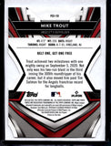 2021 Mike Trout Topps Finest Finest Careers Die Cut KINTSUKUROI RED GOLD REFRACTOR #FCI-10 Los Angeles Angels