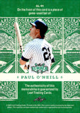 2025 Paul O'Neill Relic Leaf Lumber Baseball Bat Relic 3/4 #GL-91 New York Yankees
