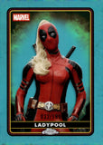 2025 Ladypool Topps Chrome Marvel DEADPOOL Aqua Refractor 032/199 #27