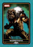 2025 Sabretooth Topps Chrome Marvel DEADPOOL Aqua Refractor 038/199 #7