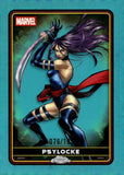 2025 Psylocke Topps Chrome Marvel DEADPOOL Aqua Refractor 076/199 #8