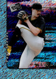 2024 Paul Skenes Leaf Press Pass Baseball Promo Blue Shimmer #20B-5 Pittsburgh Pirates