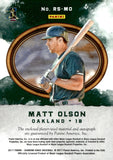 2017 Matt Olson Auto Autograph Relic Panini Diamond Kings Baseball 034/299 #RS-MO Oakland A's