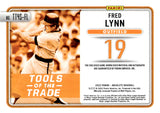 2022 Fred Lynn Auto Autograph Relic Panini Absolute Baseball Tools of the Trade Orange 02/25 #TT4S-FL Baltimore Orioles