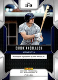 2025 Chuck Knoblauch Auto Autograph Panini Prizm Baseball Sensational Signatures Blue Prizm 41/49 #SS-CK Minnesota Twins