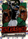 2021 Ken Griffey Jr. Panini Donruss Baseball Unleashed Diamond 208/349 #UNL16 Seattle Mariners
