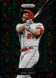 2022 Mike Trout Panini Prizm Baseball Stained Glass #SG-5 Los Angeles Angels 3