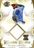 2023 Junior Caminero Relic Leaf Trinity Baseball Rookie Relics #RR-30 Tampa Bay Rays