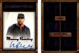 2025 Manny Ramirez Auto Autograph Relic Leaf History Book Spinning Yards 09/10 #SY-MRI Boston Red Sox