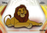 2026 Mufasa Topps Disney Neon Chrome #CNE-40 054/199 REFRACTOR LION KING