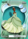 2026 Tiana Topps Disney Chrome #138 066/199 AQUA REFRACTOR PRINCESS AND THE FROG