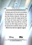 2026 Tiana Topps Disney Chrome #138 066/199 AQUA REFRACTOR PRINCESS AND THE FROG