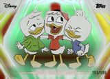 2026 Huey, Dewey, Louie Topps Disney Neon #152 153/199 GREEN FOIL DUCKTALES