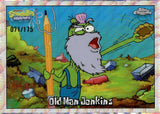 2025 Old Man Jenkins Topps Sponge Bob Chrome #22 071/175 WAVE REFRACTOR