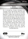 2025 Grogu Tatooine Topps Star Wars Hyperspace #BPV-75 59/99 PLANETARY VARIATION