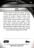 2025 Loth-cat Topps Star Wars Hyperspace #34 35/150 SKYWALKER BLUE REFRACTOR