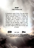 2025 PIP The Acolyte Topps Star Wars Chrome #AV-143 12/99 AUREBESH SHORT PRINT