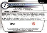 2025-26 Caleb Wilson Bowman Chrome University 1st Bowman Mojo #BPC-83 UNC Chicago Bulls