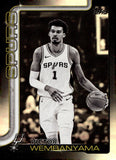 2025-26 Victor Wembanyama Topps Flagship Basketball #195 Blackout San Antonio Spurs
