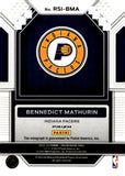 2022-23 Bennedict Mathurin Rookie Auto Autograph Panini Prizm Basketball Red Scope Signatures #RSI-BMA Indiana Pacers