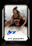 2021-22 Ayo Dosunmo Rookie Auto Autograph Panini Black Basketball Smoke Show Signatures 21/25 #SS-ADO Chicago Bulls
