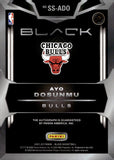 2021-22 Ayo Dosunmo Rookie Auto Autograph Panini Black Basketball Smoke Show Signatures 21/25 #SS-ADO Chicago Bulls