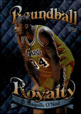 1998-99 Shaquille O'Neal Topps Roundball Royalty w/coating #R9 Los Angeles Lakers