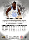 2013-14 Michael Jordan Upper Deck SP Authentic Basketball #15 UNC